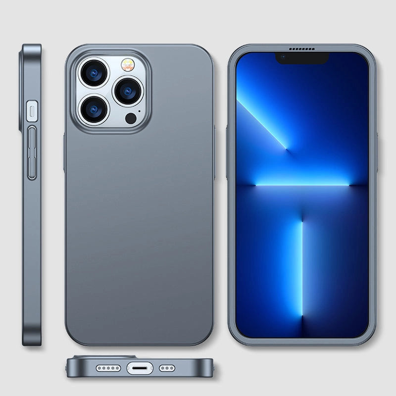 Joyroom 360 Full Case forside og bagside til iPhone 13 Pro + skærmbeskytter af hærdet glas grå (JR-BP935 tranish)