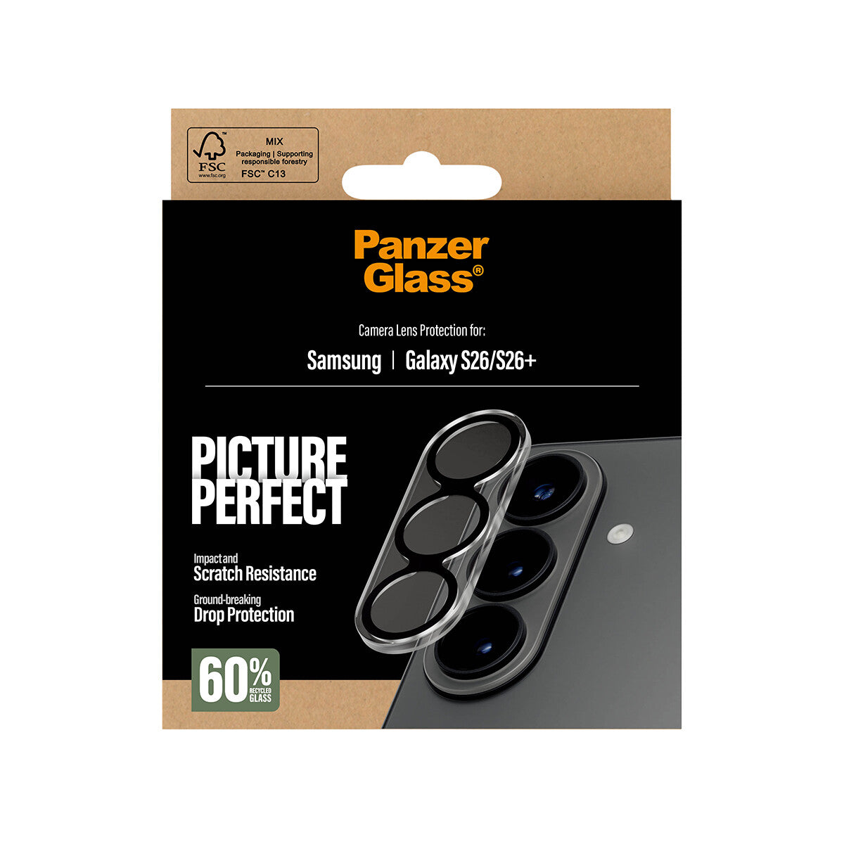 PanzerGlass ® PicturePerfect Kameralinsebeskytter Samsung Galaxy S26 | S26+