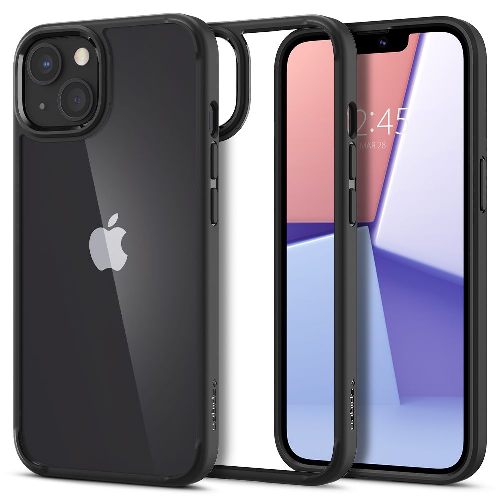 Spigen Ultra Hybrid iPhone 13 Case - Matte sort