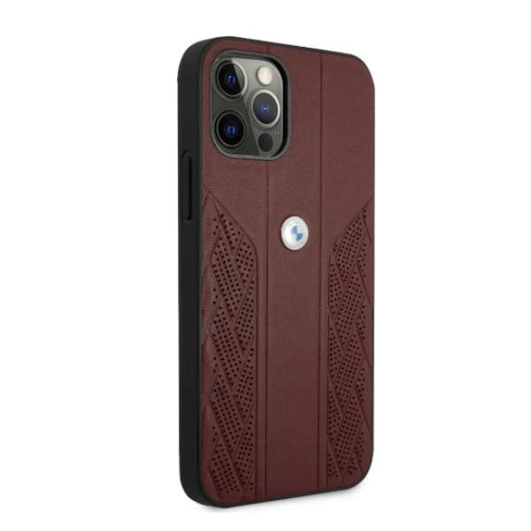 Etui BMW BMHCP12LRSPPR iPhone 12 Pro Max 6,7" rød/rød hårdkasse Læder Curve Perforeret
