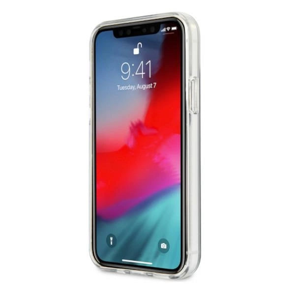 Etui BMW BMHCP12LSKTGT iPhone 12 Pro Max 6,7" gennemsigtig hardcase Motorsport Tricolor