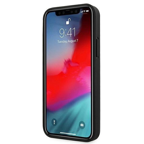 Etui BMW BMHCP12SRCDPK iPhone 12 mini 5,4 "sort/sort hårdkasse læder Deboss