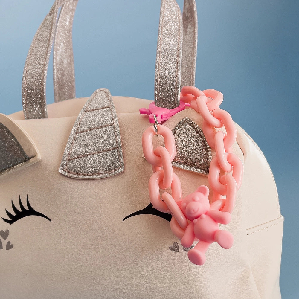 Farve Kæde (rope) farverige kæde telefonholder pendant til rygsæk tegnebog gul