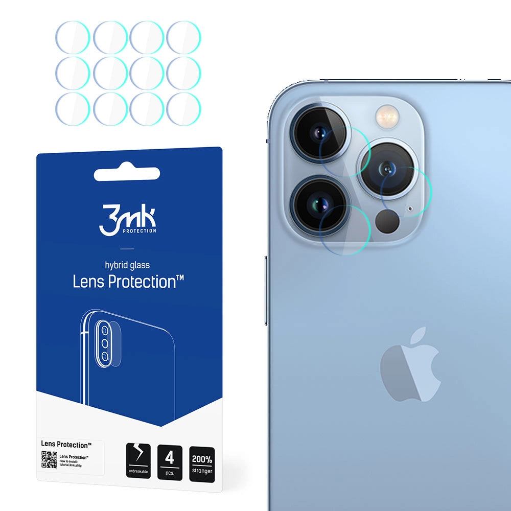 Kameraglas til iPhone 13 Pro Max 7H til 3mk Lens Protection-serien