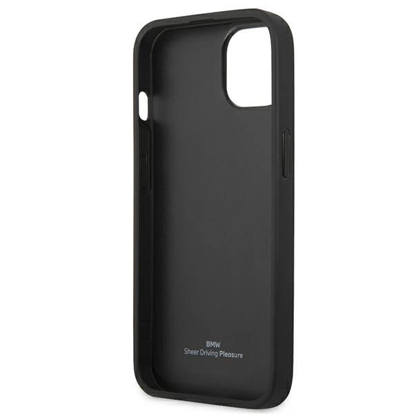 Etui BMW BMHCP13MRSPPR iPhone 13 6,1" rød/rød hårdkasse Læder Curve Perforat