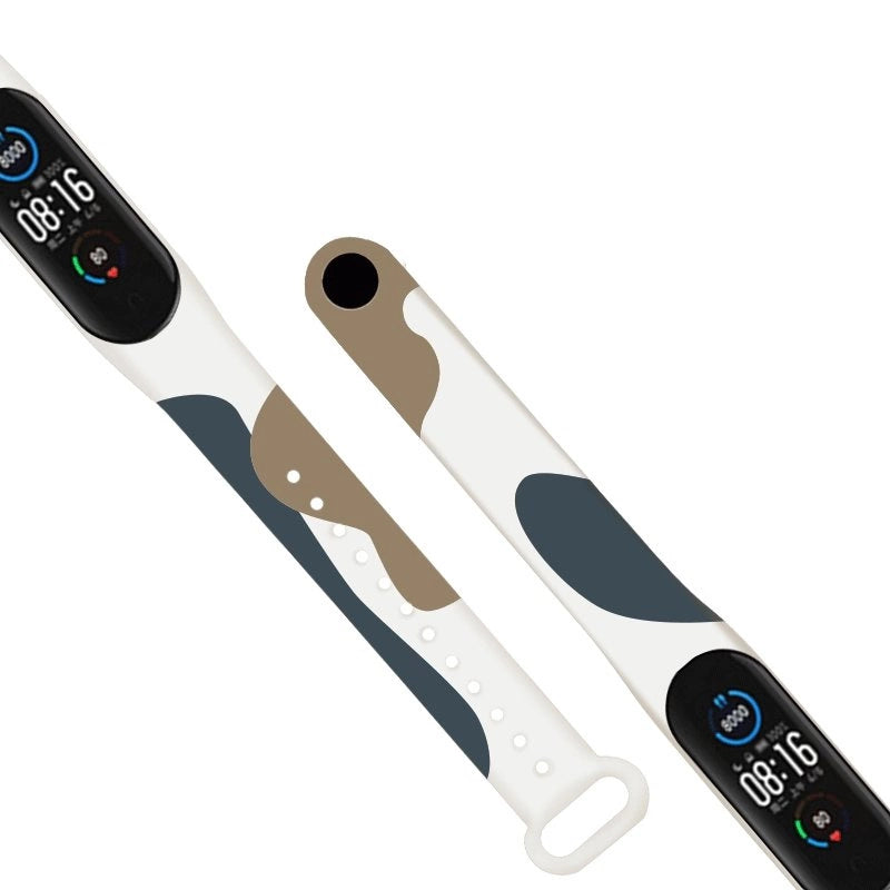 Strap Moro band til Xiaomi Mi Band 3 / 4 silikone rem ur armbånd mønster 12