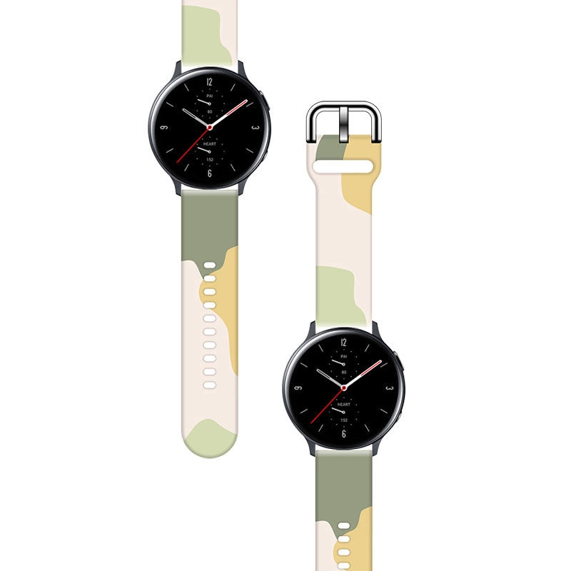 Strap Moro til Samsung Galaxy Watch 45 / 46 / 47 mm silikone armbånd ur band - mønster 14