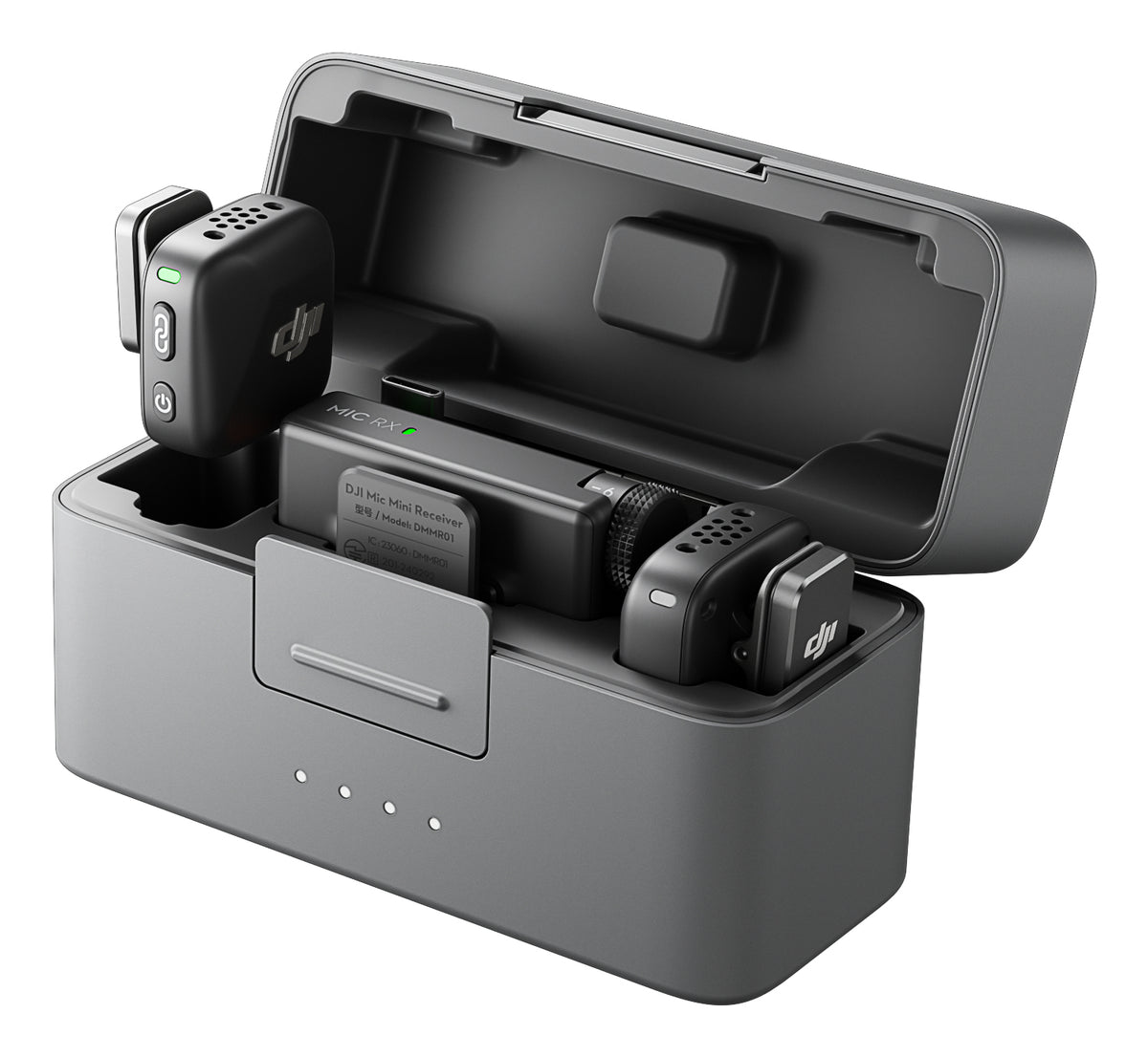DJI Mic Mini Trådløst mikrofonsystem Trådløs Sort