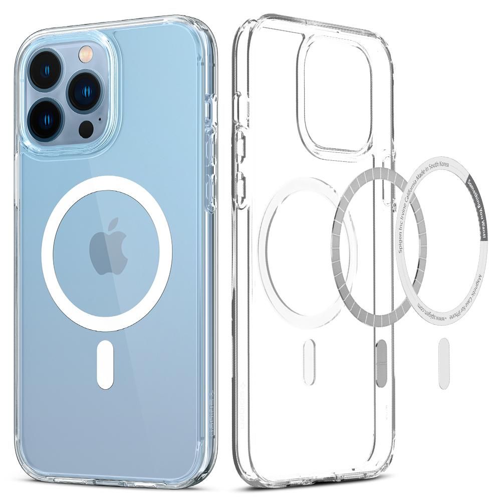 Spigen Ultra Hybrid Mag Case med MagSafe til iPhone 13 Pro - hvid
