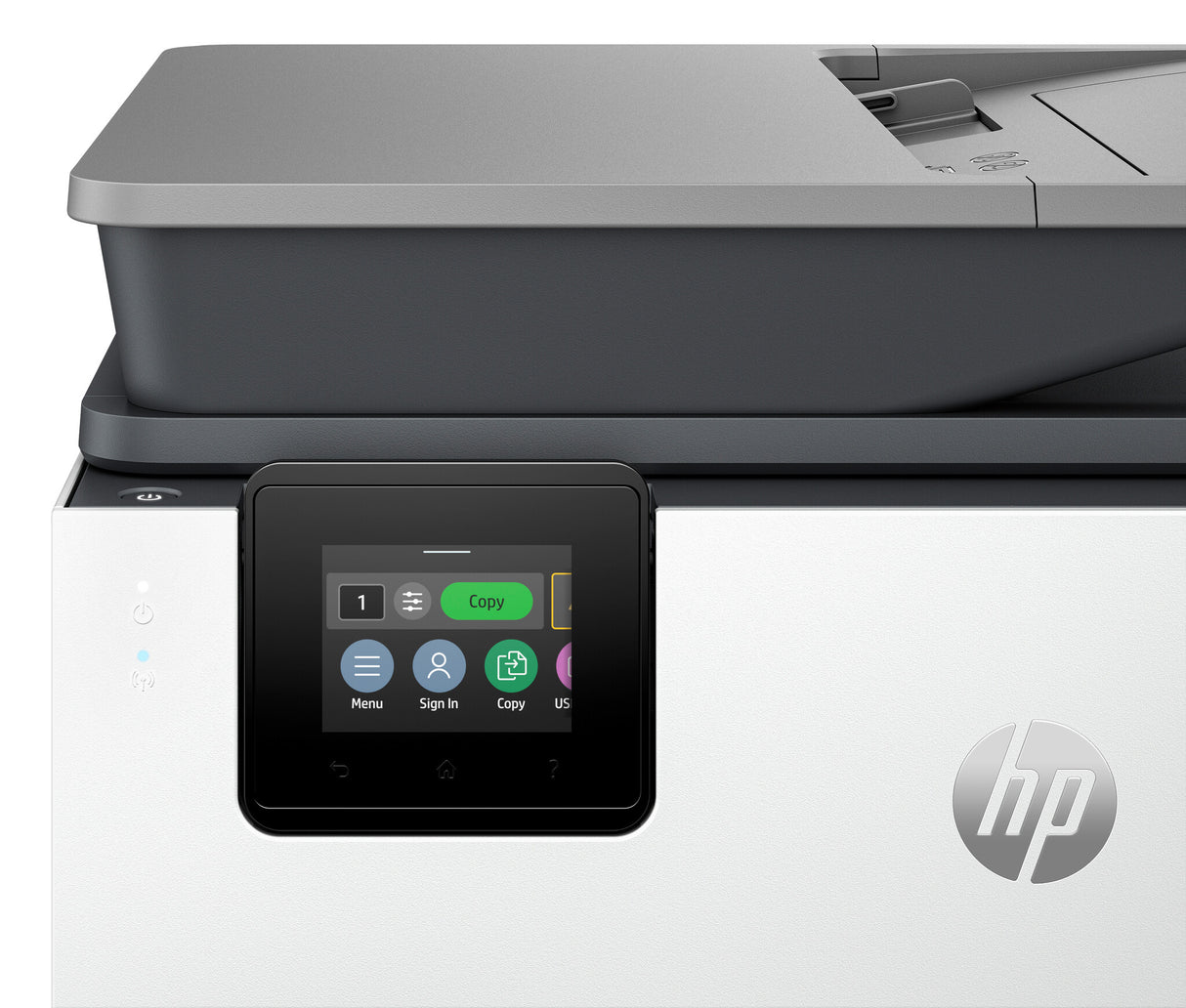 HP OfficeJet Pro 9120b Trådløst All-in-One Farve Printer, Tosidet print; Kopimaskine, scanner