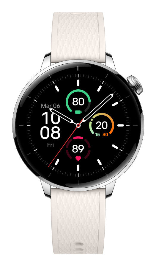 OnePlus Watch 3 alykello, 43 mm, Silver Steel