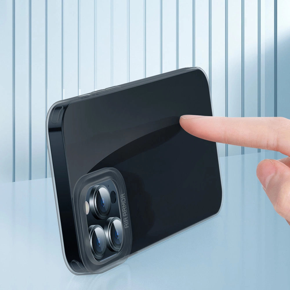 Baseus Simple Series Case gennemsigtig gelhylde til iPhone 13 Pro sort (ARAJ000401)