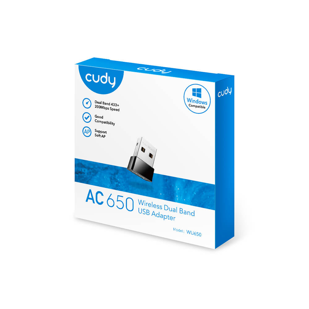 Cudy Adapter Usb Wu650 Wf5 Ac650