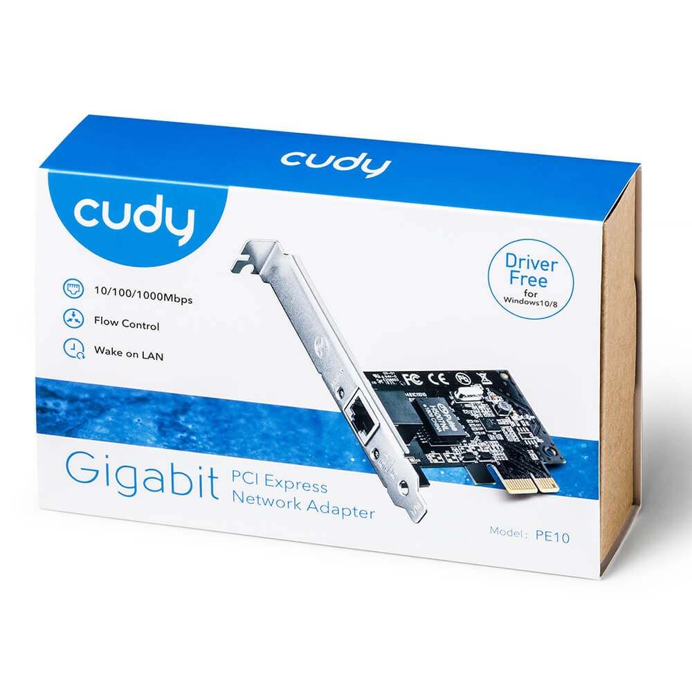 Cudy Adapter Pci E Pe10 Gigabit 1 P Low Profile