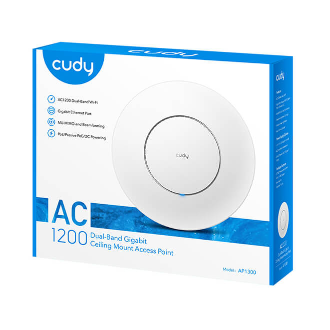 Cudy Access Point Ap1300 Wf5 Ac1200 Gigabit