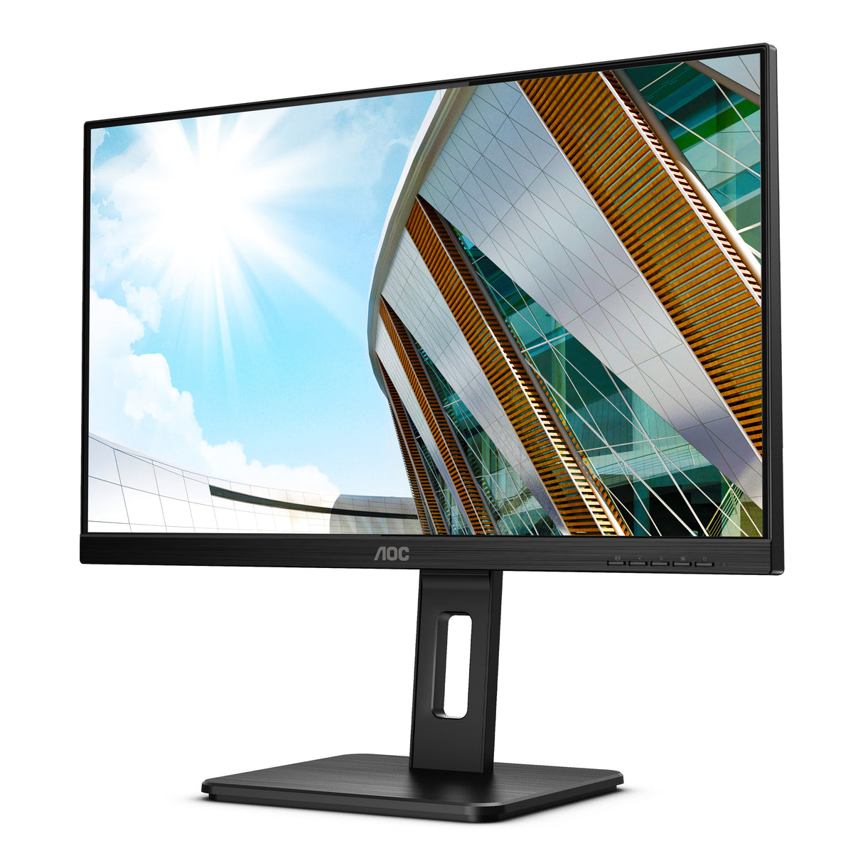 AOC P2 24P2Q LED display 60,5 cm (23.8") 1920 x 1080 pixel Fuld HD Sort