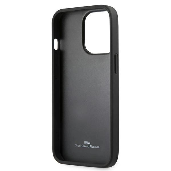 Etui BMW BMHCP13LRSPPR iPhone 13 Pro/13 6,1" rød/rød hårdkasse Læder Curve Perforat