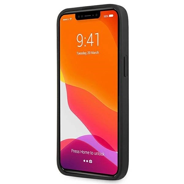 Etui BMW BMHCP13XSLLBK iPhone 13 Pro Max 6,7" sort/sort hårdkasse Signatur Logo Aftryk