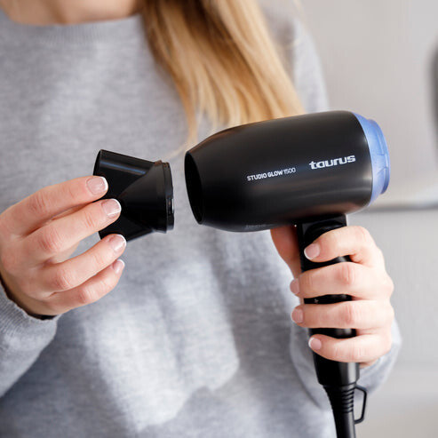 Taurus STUDIO GLOW 1500 hårtørrer 1400 W Sort