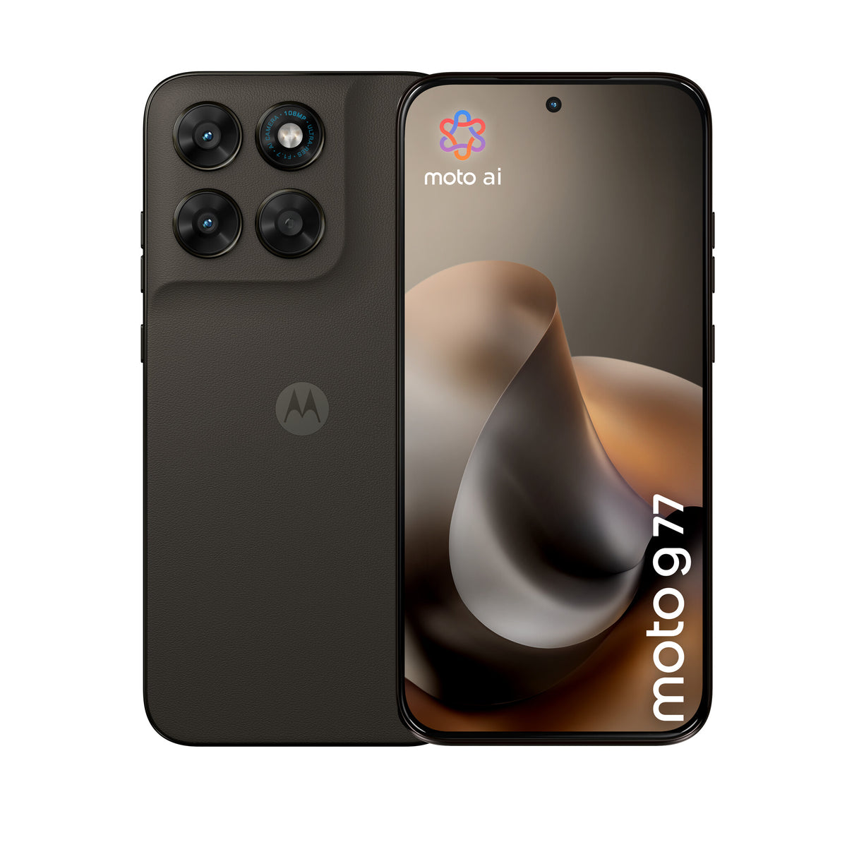 Motorola Moto G77 6.8 256GB Pantone sort oliven Sort