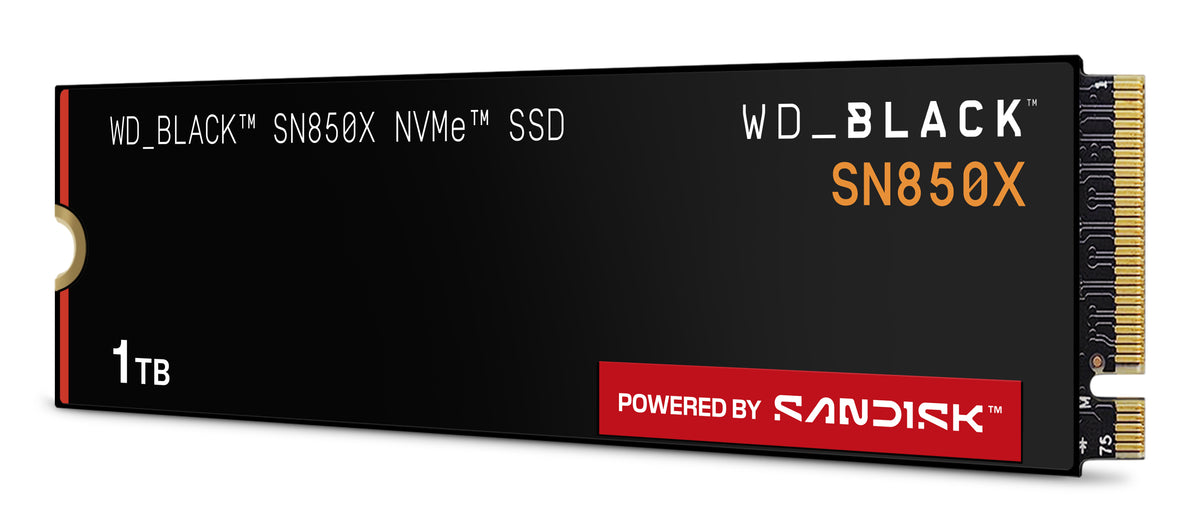 WD_BLACK SN850X NVMe SSD Solid state-drev WDS100T2X0E 1TB M.2 PCI Express 4.0 x4 (NVMe)