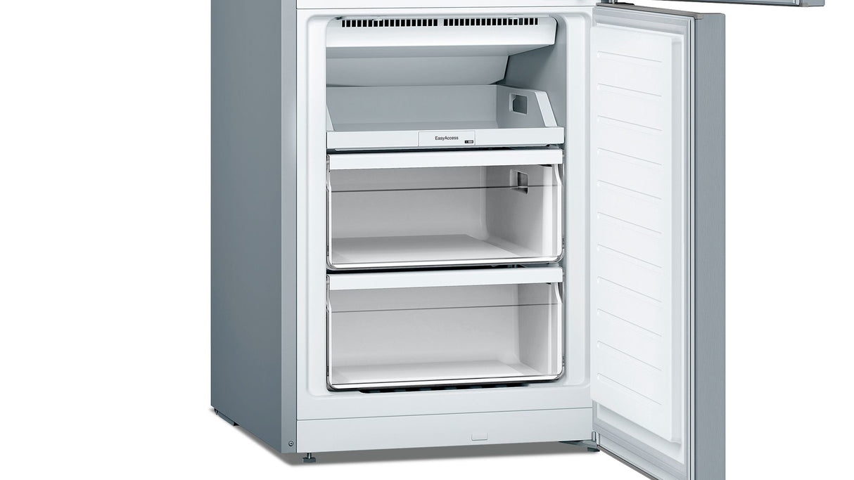 Bosch Serie 2 KGN33NLEB køle-/fryseskab Fritstående 282 L Rustfrit stål
