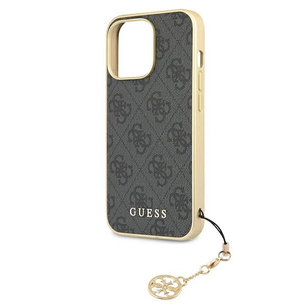 Guess GUHCP13XGF4GGR iPhone 13 Pro Max 6.7" grå/grå hardcase 4G Charms Collection