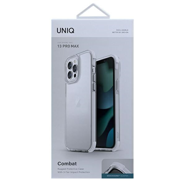 Uniq Combat-hylster til iPhone 13 Pro Max - hvid