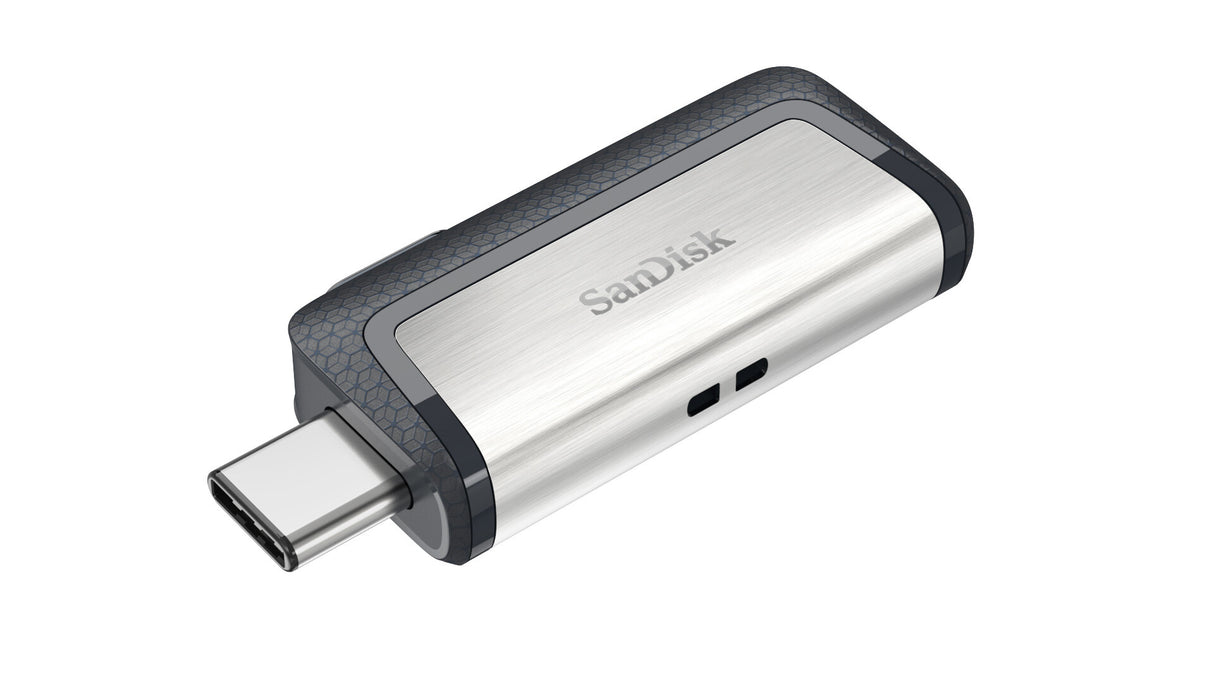 SanDisk Ultra Dual Drive USB Type-C USB-nøgle 32 GB USB Type-A / USB Type-C 3.2 Gen 1 (3.1 Gen 1) Sort, Sølv