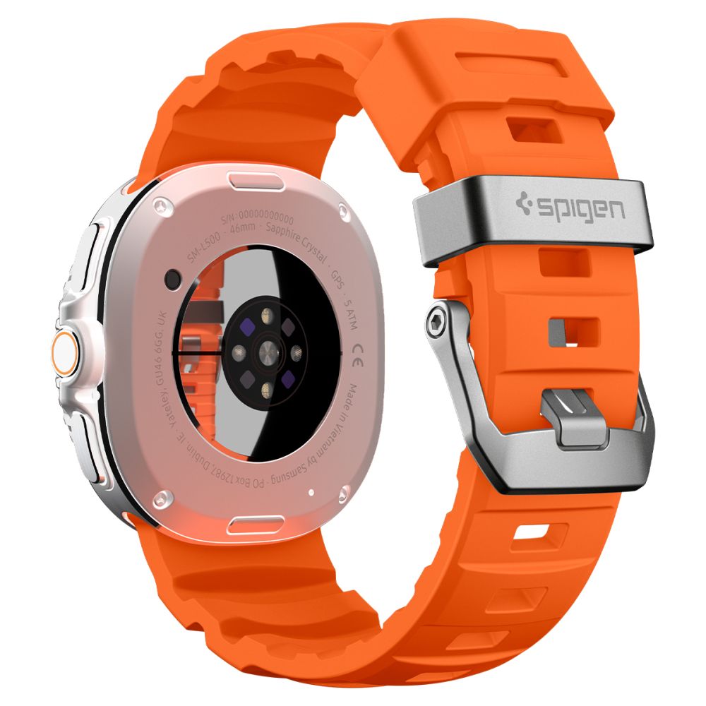 Spigen Wbs2 Band Til Samsung Galaxy Watch 8 / 9 / Classic (40 / 44 / 46 Mm) Orange