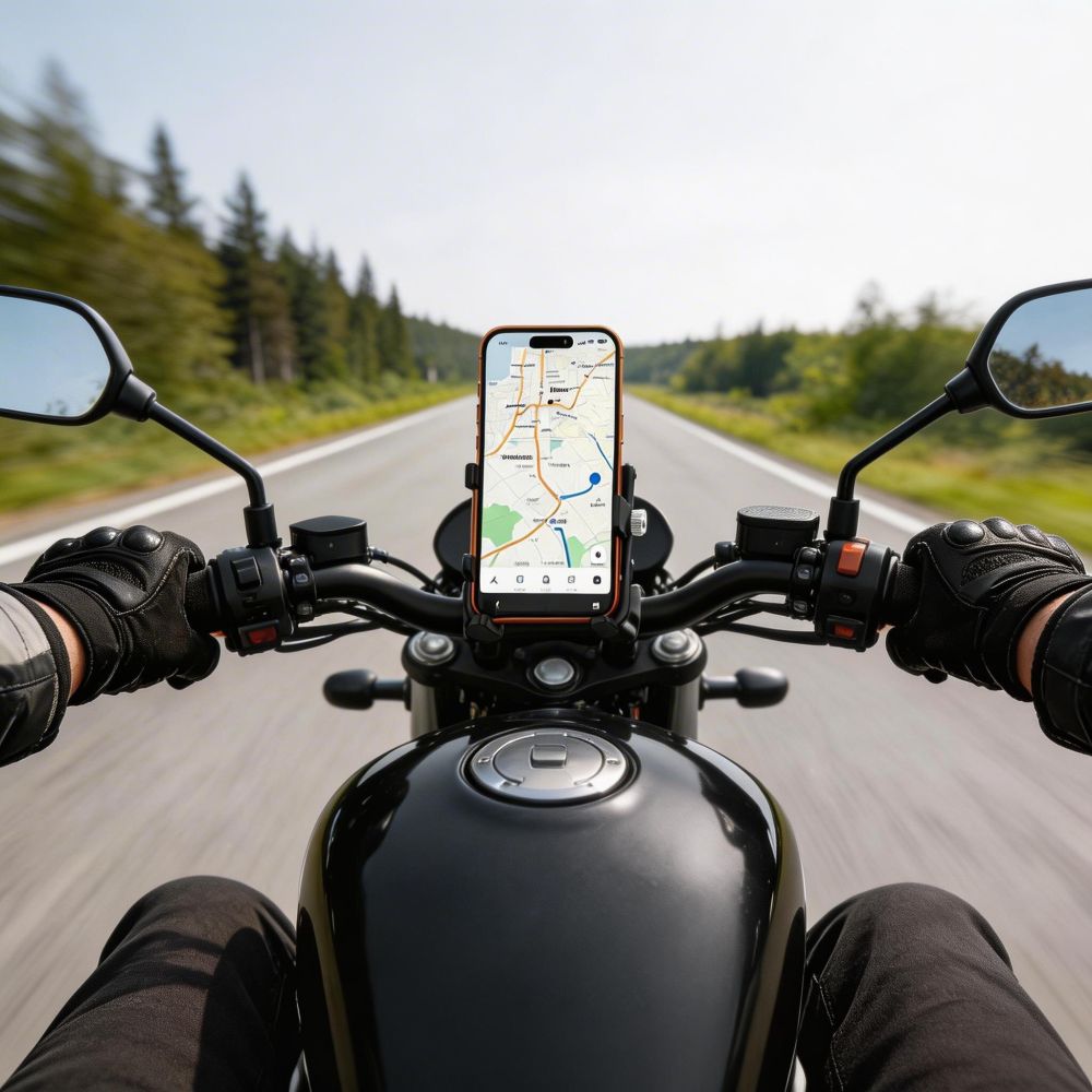Tech Protect V5 Universal Cykelbefestigning Til Styre Og Fremstænd, Sort