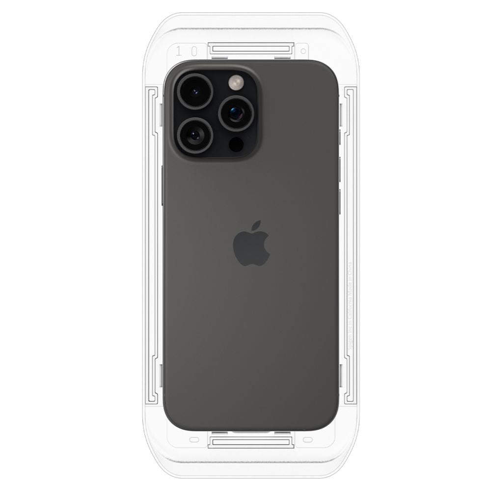 Hærdet Glas Spigen Glas.Tr ”Ez Fit Ac” 2 Pack Iphone 16 Pro / 17 / 17 Pro / 18 Pro Clear