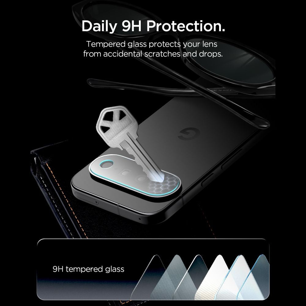 Kamera Beskyttelse Spigen Optik Pro Glas.Tr Ez Fit Camera Protector 2 Pack Google Pixel 11 Clear