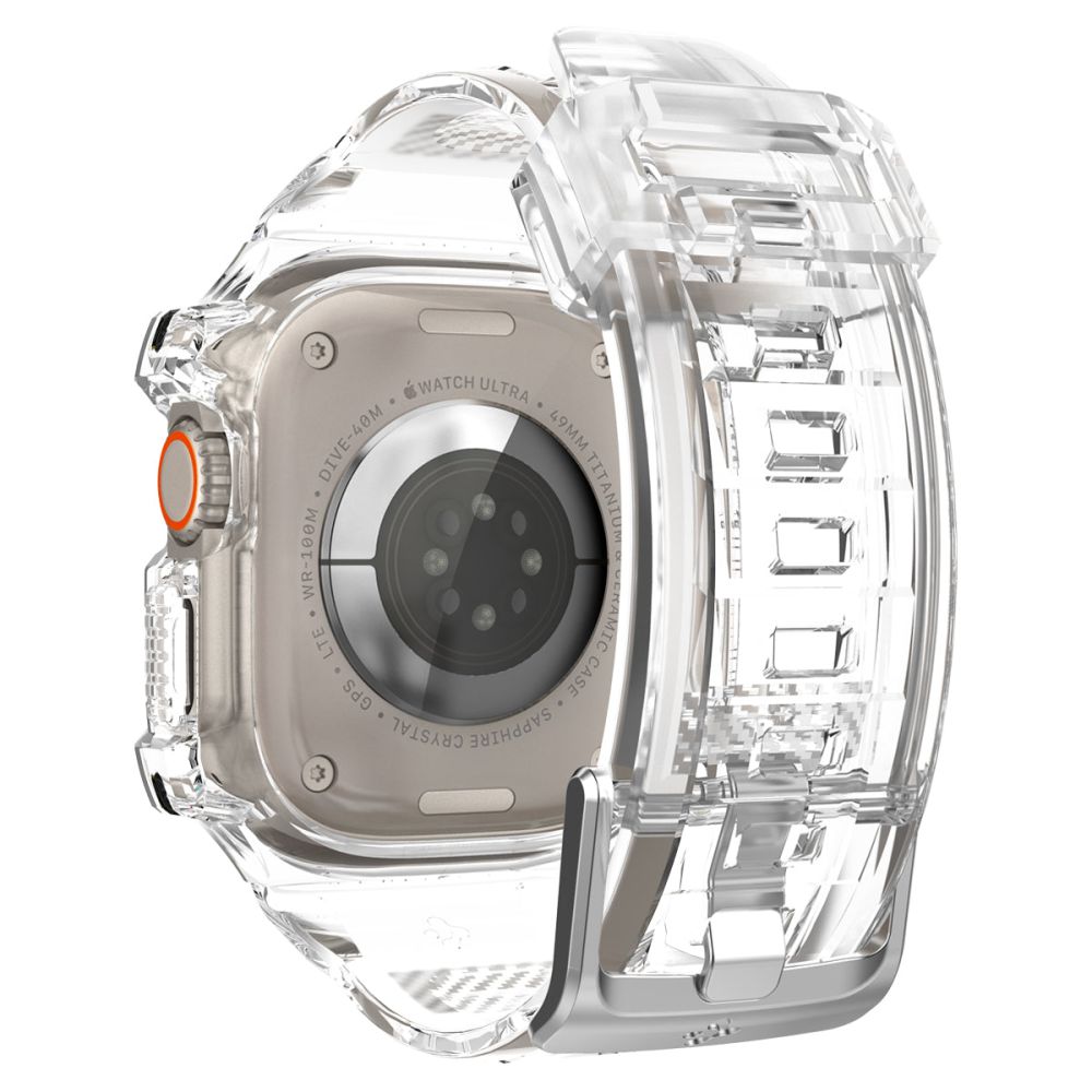Spigen Rugged Armor ”Pro” Apple Watch Ultra 1 / 2 / 3 / 4 (49 Mm) Krystalklar