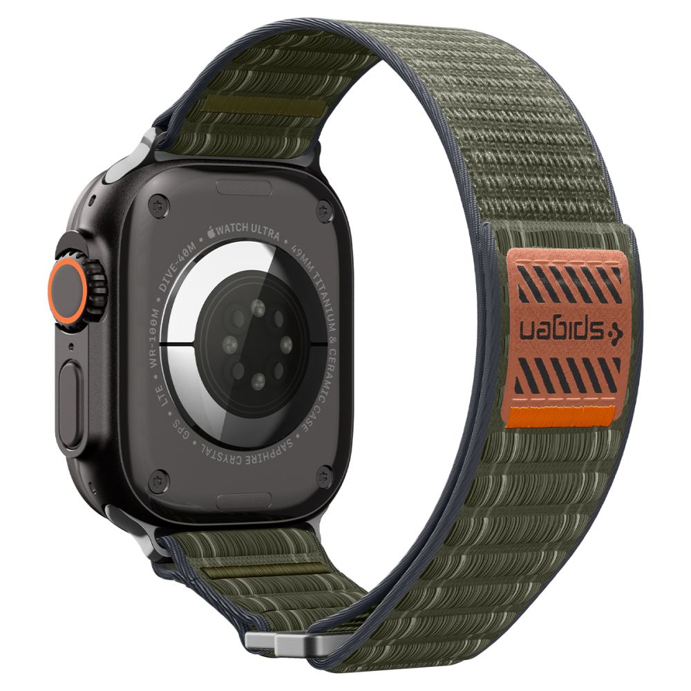 Spigen Wbf0 Remmen Til Apple Watch 8 / 9 / 10 / 11 / 12 / Se / Ultra (44 / 45 / 46 / 49 Mm) Grøn