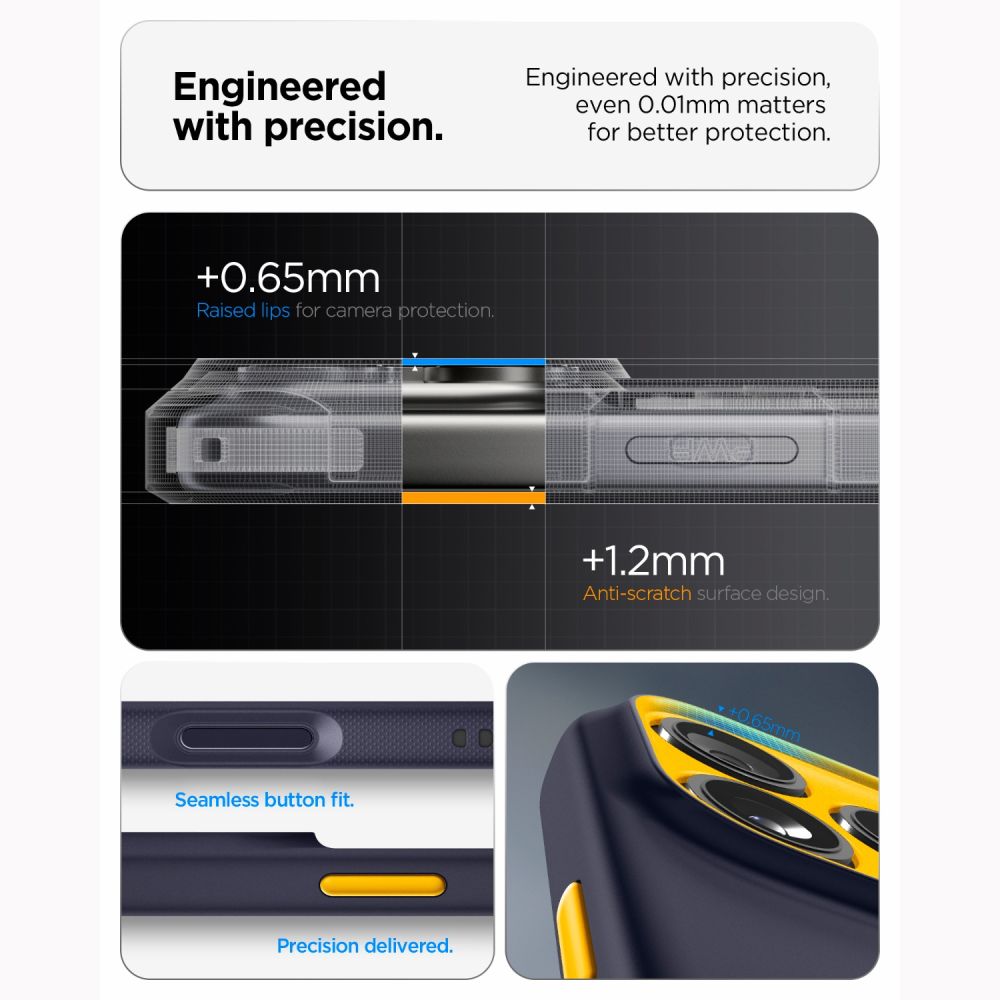 Spigen Nano Pop Magsafe Iphone 17 Pro / 18 Pro Blåbær Marineblå