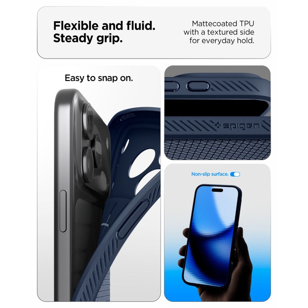 Spigen Liquid Air Iphone 17 Pro Max / 18 Pro Max Marineblå