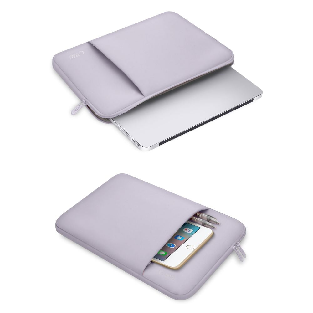 Tech Protect Neopren Bærbar Taske 15 16 Lila