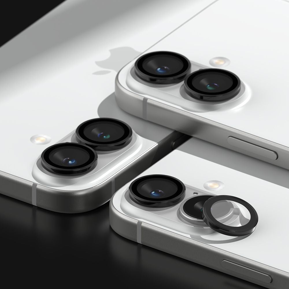 Kamera Beskyttelse Ringke Camera Frame Protector 2 Pack Iphone 16 / 16 Plus Sort