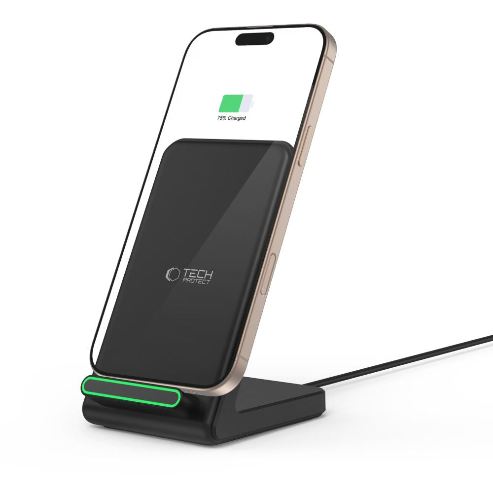 Tech Protect Qi15 W A40 Trådløs Opladder Sort