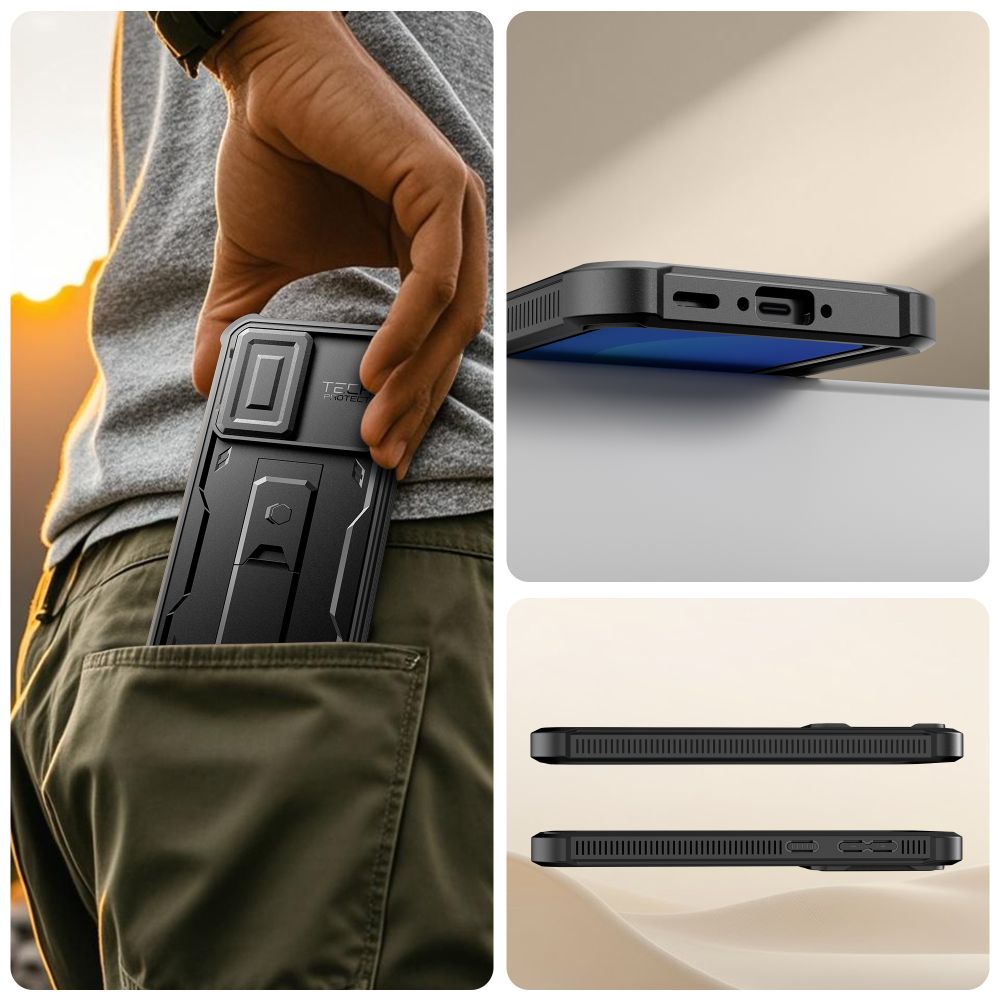 Tech Protect Kevlar Cam+ 2 Sæt Galaxy A36 / A37 5 G Sort
