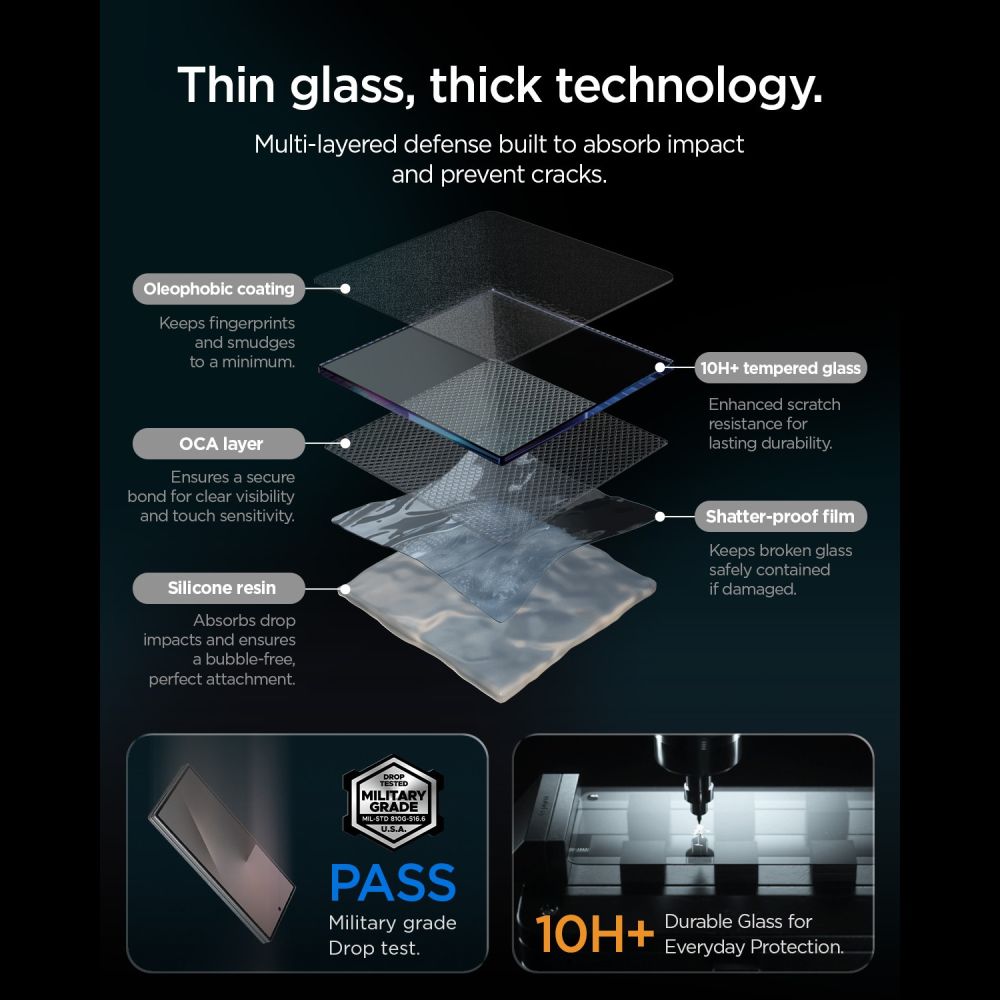 Hærdet Glas Spigen Glas.Tr 'Ez Fit Pro Ac 2 Pack Galaxy S26 Fe Clear