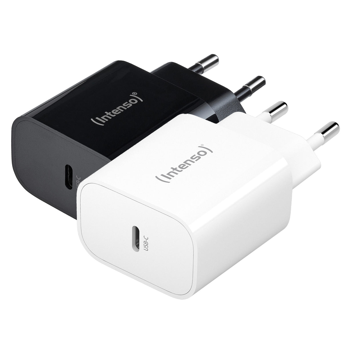 Intenso POWER ADAPTER USB-C/7802012 Universel Hvid Vekselstrøm Hurtig opladning Indendørs