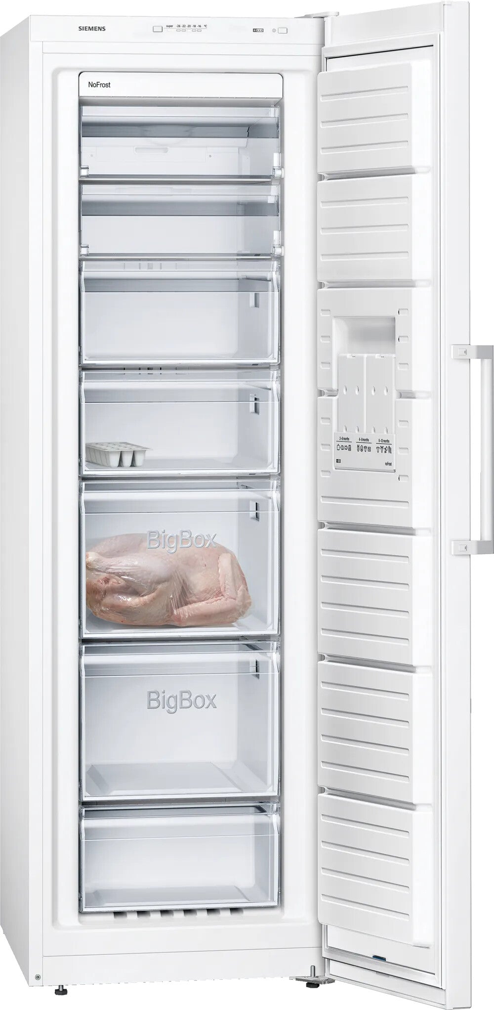Siemens iQ300 GS36NVWEV fryser Stående fryser Fritstående 242 L Hvid