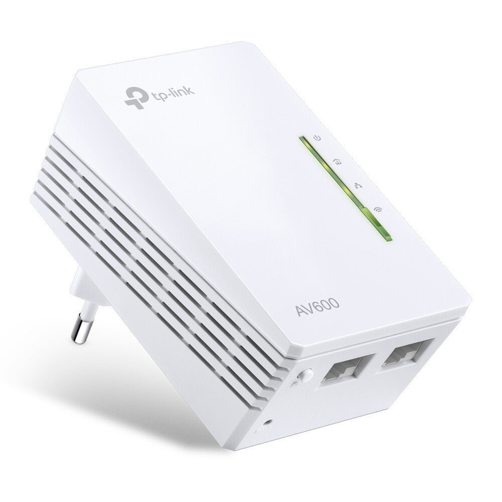 TP-Link TL-WPA4220 Power Line netværksadapter 600 Mbit/s Ethernet LAN Wi-Fi Hvid 1 stk
