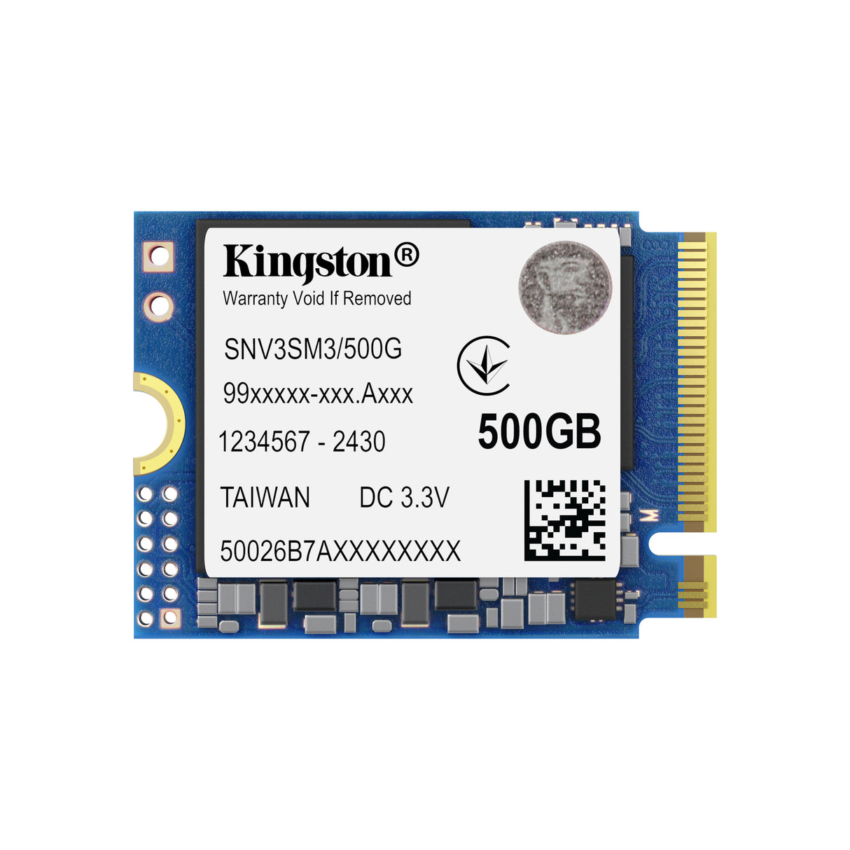 Kingston Technology NV3 500GB M.2 PCI Express 4.0 (NVMe)
