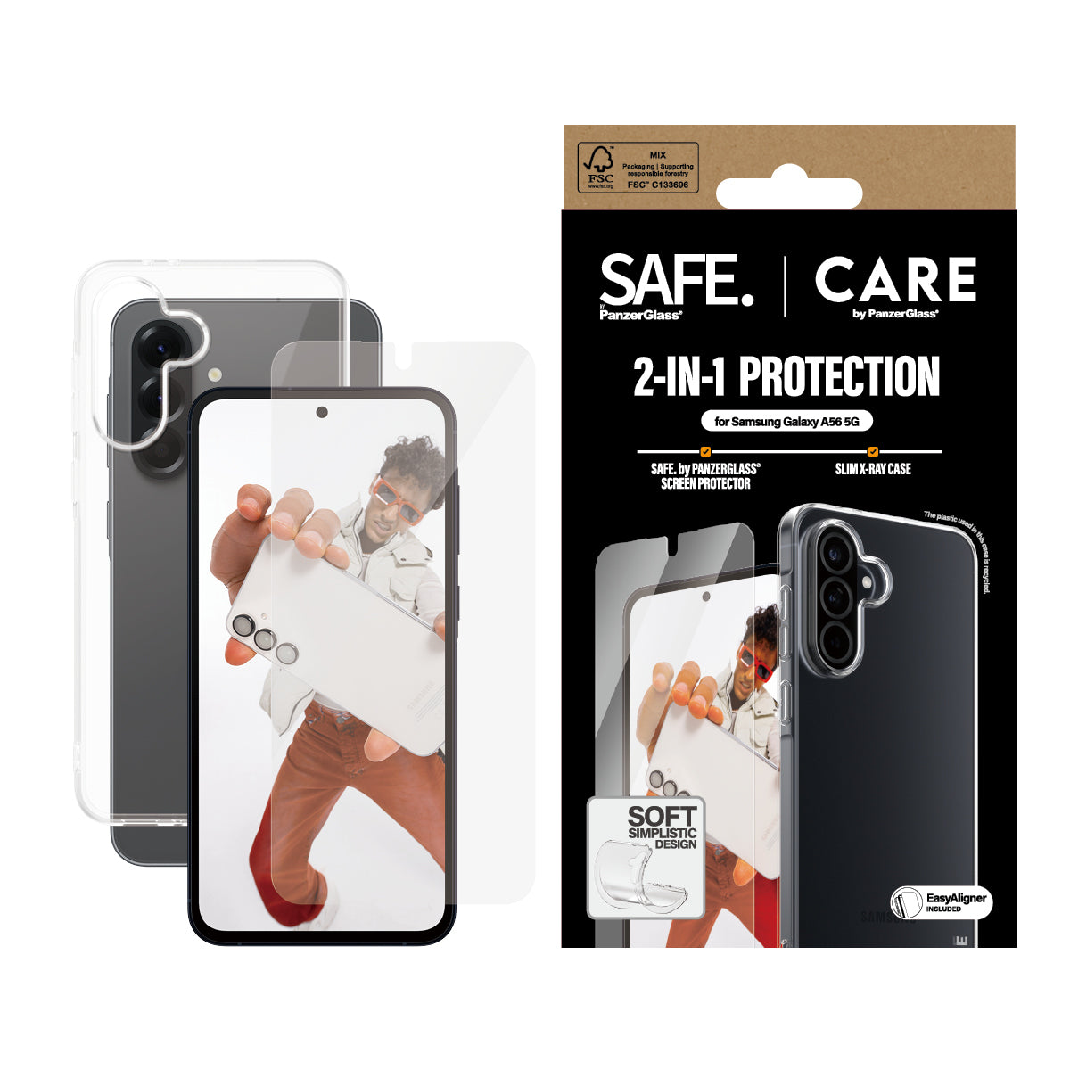 PanzerGlass CARE by ® Fashion 2-in-1 Pakke Samsung Galaxy A56 5G