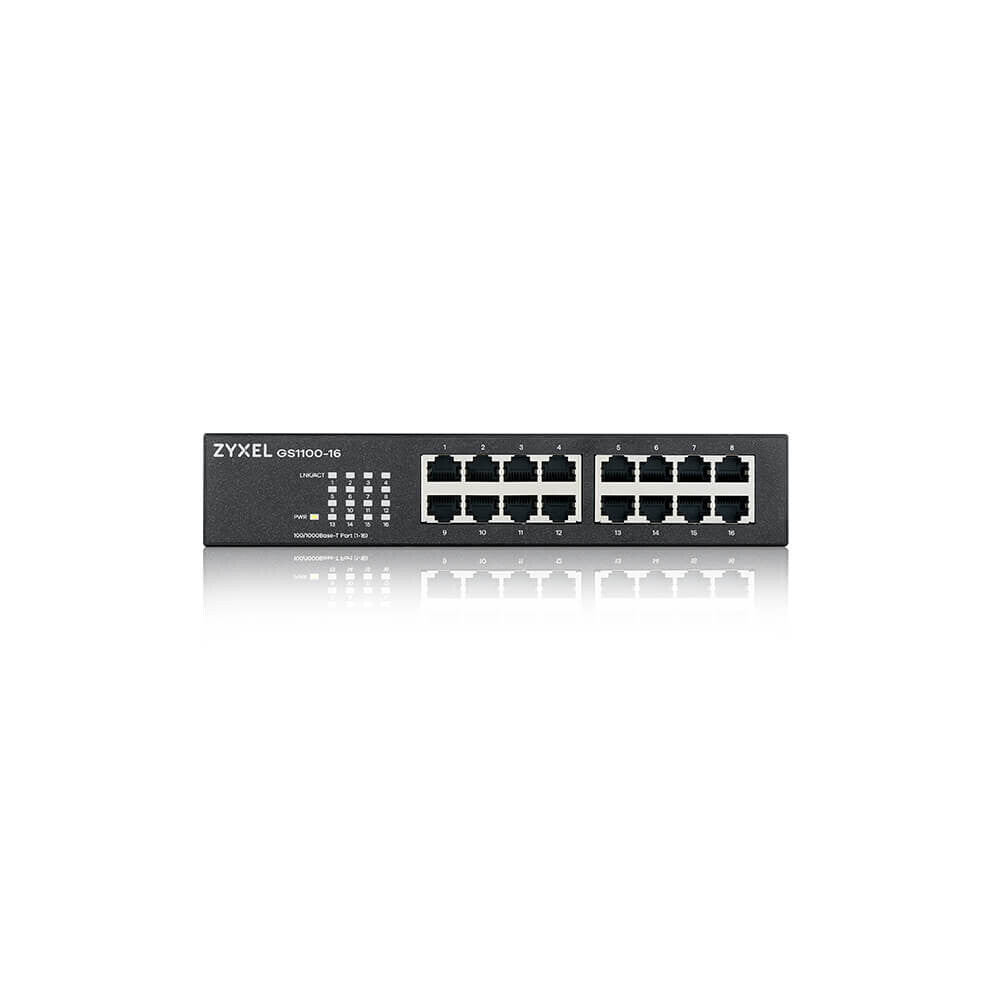 Zyxel GS1100-16 Ikke administreret Gigabit Ethernet (10/100/1000)