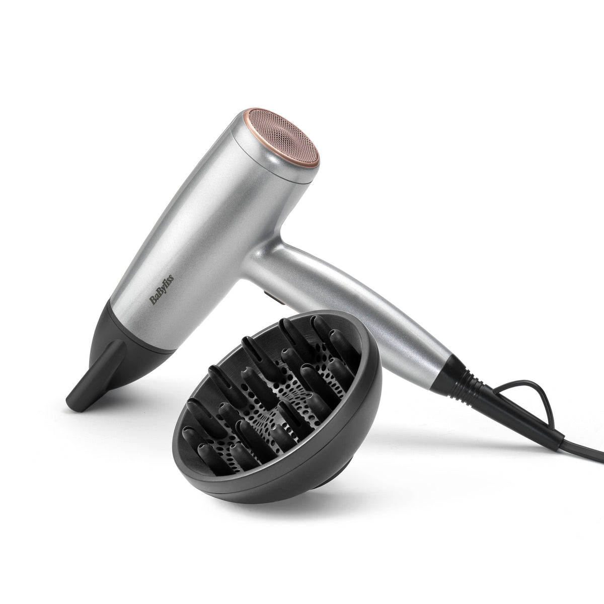 BaByliss Cosmos D580DE hårtørrer 2100 W Satin stål
