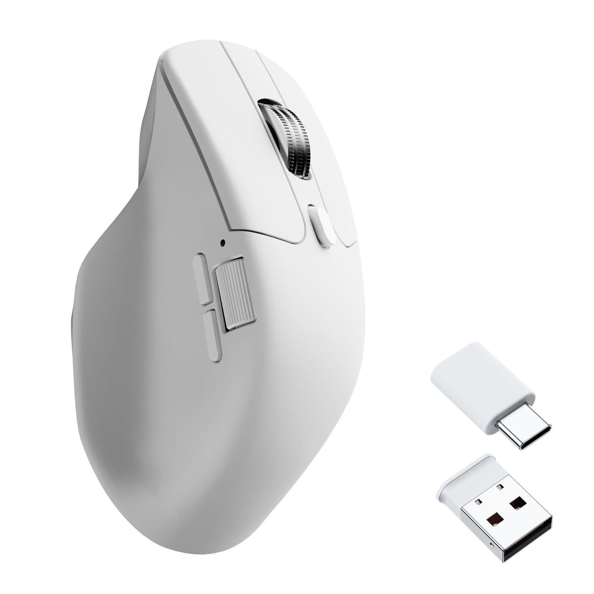 Keychron M6S-B72 mus Universel Højre hånd RF Wireless + Bluetooth + USB Type-C Optisk 12000 dpi